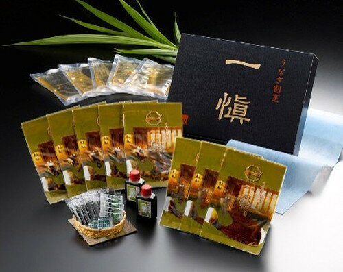 うなぎ割烹 一愼 蒲焼&一愼ひつまぶしセット 55g×3 土用の鰻 蒲焼 お中元 丑の日 ...