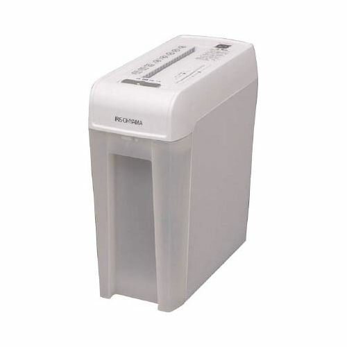 IRIS 細密シュレッダー ホワイト P6HMCSWH(代引き不可)【送料無料】