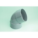 トーエー VU継手 60°エルボ 75 トーエー VU60L75 工事 照明用品 管工機材 塩ビ管継手(代引不可)