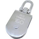 HHH ステンレスサンマブロック シャックル型 50mm HHH MBS50 荷役用品 吊りクランプ スリング 荷締機 滑車(代引不可)【送料無料】