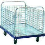 ダンディ スチール台車 ダンディDシリーズ タイプDG カゴ台車 6インチキャスター仕様 W1200×D750 ダン..