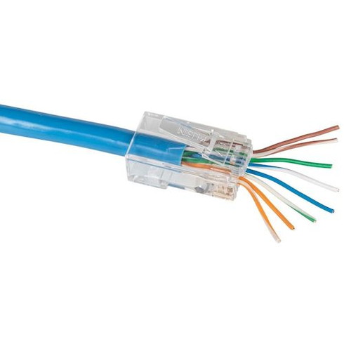 リコメン堂生活館のKLEIN Pass-Thruモジュラープラグ RJ45 CAT6(50個入リ) KLEIN VDV826703A 電子機器 電設配線部品 モジュラージャック(代引不可)【送料無料】｜アングル2