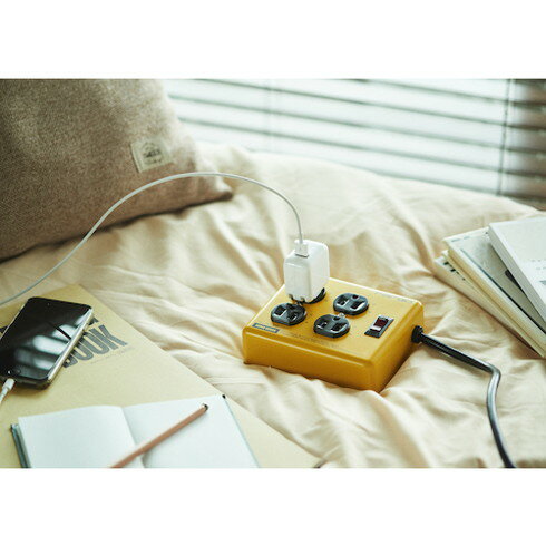 Fargo スチールタップ AC4個口 イエロ�