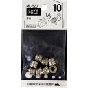 WAKI ケルダボ クローム 10mm 1/4インチ メン WAKI ML520 金物 建築資材 建築金物 棚受金具(代引不可)