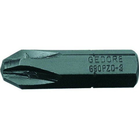 GEDORE スクリュードライバービット 690 PZD 1/4 PZ2 25mm 10本入 6552870(代引不可)