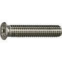 TRUSCO 皿頭サッシュ小ネジ ステンレス 全ネジ M4×20 20本入 少量パック TRUSCO Y8300420 金物 建築資材 ねじ ボルト ナット 小...