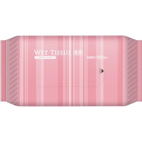 IRL 除菌ノンアルコールウェットティッシュ 詰替用 IRL DPN002 清掃 衛生用品 労働衛生用品 除菌衛生用..