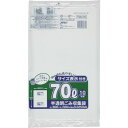 ジャパックス 容量表示入ポリ袋70Lレギュラー0.025 ジャパックス TSN70 清掃 衛生用品 清掃用品 ゴミ袋(代引不可)(3)
