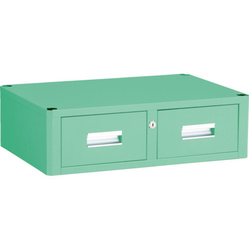 TRUSCO 【売リ切リ廃番】 フレックスワゴン 2列引出 600X400 ヤンググリーン TRUSCO FLW1WYG 物流 保管用品 ツールワゴン スチール製ワゴン(ボルトレスタイプ)(代引不可)【送料無料】