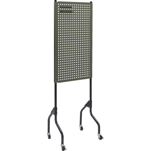 TRUSCO ライトパンチングパネル パネリーナ キャスター付 OD色 TRUSCO TUR1CMOD 物流 保管用品 工場用..