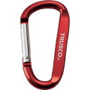 TRUSCO マトメ買イ カラビナ 線径8mmX80mm D型 レッド100個 TRUSCO TKN880RBOX 保護具 墜落 落下防止用品 カラビナ(代引不...