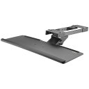 スターテック キーボードトレイ/スライド式/670x255mm/リストレスト/耐荷重2kg スターテック KBTRAYADJ オフィス 住設用品 オフィス家具 パソコンラック(代引不可)【送料無料】(2)