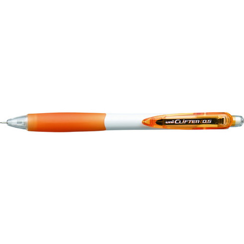 uni クリフターシャープ0.5mm白オレンジ uni M5118W.4 オフィス 住設用品 文房具 筆記具(代引不可)