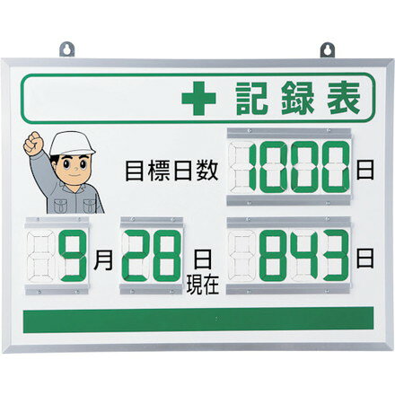 Flowers, Garden, Diy - ユニット デジタル+記録表 ユニット 安全用品 標識 標示 安全掲示板(代引不可)【送料無料】