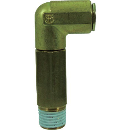 チヨダ 冷却水配管用タッチコネクターフジVタイプロングメイルエルボ金属 12mm R1/4 千代田通商 空圧用品 流体継手 チューブ チューブ継手(代引不可)