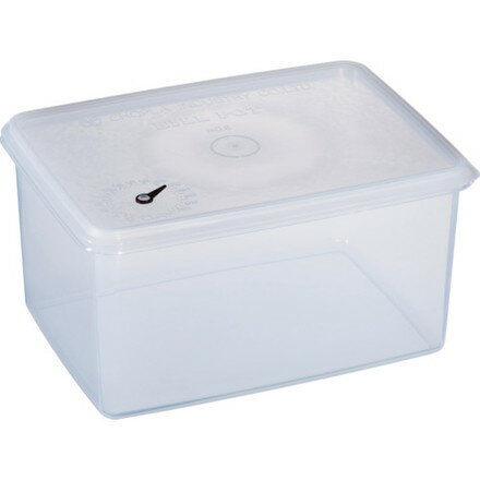 【商品スペック】特長●留具やパッキンを使わない簡易密閉容器です。●フタには便利な日付メモリー付です。●半透明なので中身が何か分かります。用途仕様●容量(L)：4.2●奥行(mm)：179●高さ(mm)：130●幅(mm)：247仕様2●耐熱...