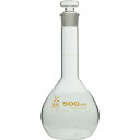 SIBATA メスフラスコ 短形 500mL 柴田科学 研究用品 理化学用品 メスシリンダー(代引不可)【送料無料】