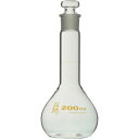 SIBATA メスフラスコ 短形 200mL 柴田科学 研究用品 理化学用品 メスシリンダー(代引不可)【送料無料】