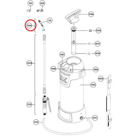 iK エルボノズルMETAL、INOX/SST用 Goizper社 園芸用品 緑化用品 噴霧器(代引不可)