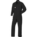 AUTO-BI 腰割レツナギ服6950-006ブラック-M 山田辰 保護具 作業服 つなぎ服(代引不可)【送料無料】