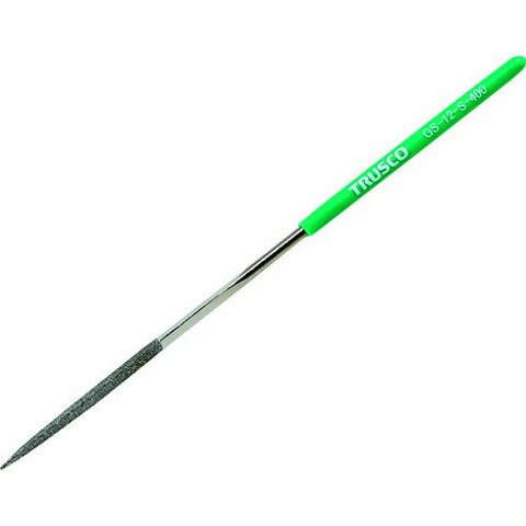 TRUSCO トラスコ ダイヤモンドヤスリ 精密用 12本組 三角 GS12S400(代引不可)