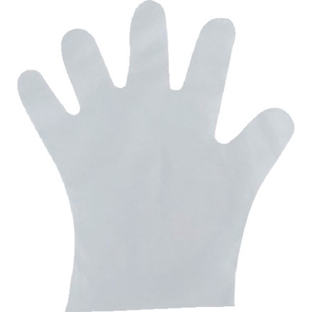 Asahi バイオマス ポリエチレン手袋 スムーズエンボス箱入L100枚入 旭創業 保護具 作業手袋 使い捨て手..