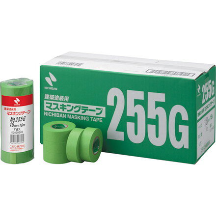【商品スペック】特長●引き出しやすく、作業性に優れています。●基材強度が優れており、剥がすときにテープが切れにくいです。●外壁塗装時のマスキング作業に適しております。●優れた直線性です。●仕上がりがキレイです。用途●外壁塗装用マスキングに。●コンクリート、アルミサッシ、タイル、塗装鋼板などの被着体に。仕様●色：黄緑●幅(mm)：12●長さ(m)：18●厚さ(mm)：0.092●粘着力(N/10mm)：1.44●引張強度(N/10mm)：34.4仕様2●芯径：1インチ●伸び：6％材質／仕上●基材：和紙●粘着剤：アクリル系セット内容／付属品注意【代引きについて】こちらの商品は、代引きでの出荷は受け付けておりません。【送料について】北海道、沖縄、離島は送料を頂きます。