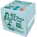 【商品スペック】特長●吸水性、耐久性に優れた不織布ふきんです。用途●飲食店、食品工場での拭き取り作業に。仕様●シートサイズ(mm)：300×300●厚さ(g/[[M2]])：45仕様2●内容量(ml)：100枚●袋入材質／仕上●レーヨン70％、PET30％セット内容／付属品注意【代引きについて】こちらの商品は、代引きでの出荷は受け付けておりません。【送料について】北海道、沖縄、離島は送料を頂きます。