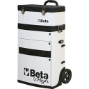 ベータ 移動式ツールトロリー C41H ホワイト Beta社 物流 保管用品 ツールワゴン スチール製ワゴンキャビネットタイプ(代引不可)【送料無料】