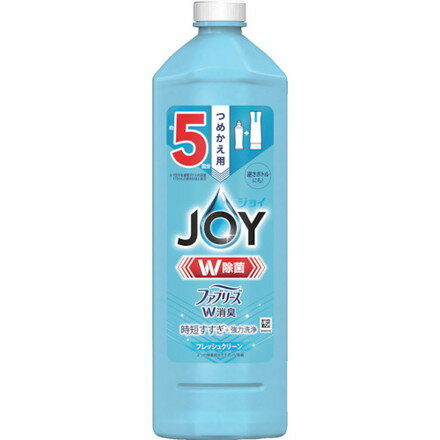 P&G ジョイ W除菌 食器用洗剤 ファブリーズW消臭 フレッシュクリーン 詰メ替エ 670ml P&Gジャパン同 清..