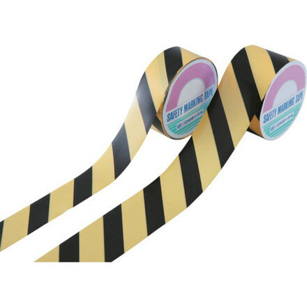 緑十字 バリケードテープ標識テープ 黄/黒 BT-385 38mm幅×50m 非粘着 日本緑十字社 梱包用品 テープ用..