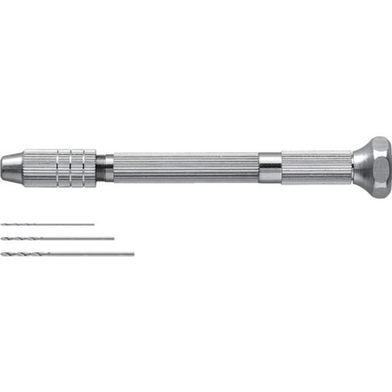 アネックス ピンバイス収納式ドリルφ0.6、0.8、1.0 アネックスツール 手作業工具 ドライバー 六角棒レ..