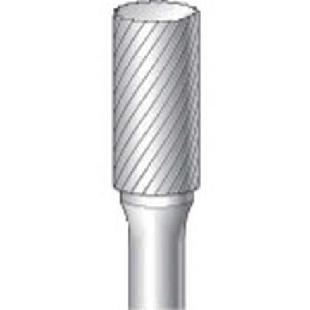 ナカニシ チタンコート超硬カッター 円筒シングルカット刃径9.5mm刃長19mm ナカニシ 電動 油圧 空圧工具 研削研磨用品 超硬バー(代引不可)【送料無料】