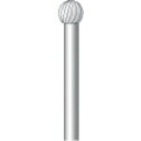 ナカニシ 超硬カッター 球シングルカット 刃径4.0mm 刃長4.0mm ナカニシ 電動 油圧 空圧工具 研削研磨用品 超硬バー(代引不可)【送料無料】