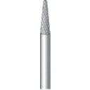 ナカニシ 超硬カッター テーパー先丸ダイヤカット 細目 刃径2.3mm刃長8mm ナカニシ 電動 油圧 空圧工具 研削研磨用品 超硬バー(代引不可)
