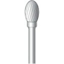 ナカニシ 超硬カッター 楕円シングルカット 刃径6.3mm 刃長9.5mm ナカニシ 電動 油圧 空圧工具 研削研磨用品 超硬バー(代引不可)【送料無料】