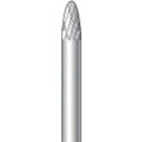 ナカニシ 超硬カッター 砲弾ダブルカット 刃径3.0mm 刃長6.0mm ナカニシ 電動 油圧 空圧工具 研削研磨用品 超硬バー(代引不可)