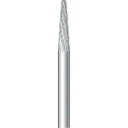 ナカニシ 超硬カッター テーパー先丸ダブルカット 刃径3mm 刃長13mm ナカニシ 電動 油圧 空圧工具 研削研磨用品 超硬バー(代引不可)