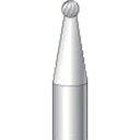 ナカニシ 超硬カッター 球シングルカット 刃径3.0mm 刃長3.0mm ナカニシ 電動 油圧 空圧工具 研削研磨用品 超硬バー(代引不可)【送料無料】