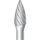 ナカニシ 超硬カッター 砲弾ダブルカット 刃径9.5mm 刃長20.0mm ナカニシ 電動 油圧 空圧工具 研削研磨用品 超硬バー(代引不可)【送料無料】