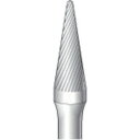ナカニシ 超硬カッター テーパーシングルカット刃径8.0mm刃長22.0mm ナカニシ 電動 油圧 空圧工具 研削研磨用品 超硬バー(代引不可)【送料無料】