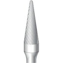 ナカニシ 超硬カッター テーパーシングルカット刃径9.5mm刃長27.0mm ナカニシ 電動 油圧 空圧工具 研削研磨用品 超硬バー(代引不可)【送料無料】