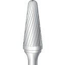 ナカニシ 超硬カッター テーパーシングルカット刃径12.7mm 刃長30mm ナカニシ 電動 油圧 空圧工具 研削研磨用品 超硬バー(代引不可)【送料無料】