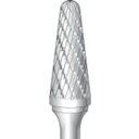 ナカニシ 超硬カッター テーパーダブルカット刃径12.7mm刃長30.0mm ナカニシ 電動 油圧 空圧工具 研削研磨用品 超硬バー(代引不可)【送料無料】
