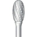 ナカニシ 超硬カッター 楕円ダブルカット 刃径12.7mm 刃長22.0mm ナカニシ 電動 油圧 空圧工具 研削研磨用品 超硬バー(代引不可)【送料無料】