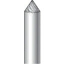 ナカニシ 超硬カッター テーパーダブルカット 刃径6.0mm 刃長4.0mm ナカニシ 電動 油圧 空圧工具 研削研磨用品 超硬バー(代引不可)【送料無料】
