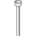 ナカニシ 精密スチールカッター12本入カップ 刃径5.0mm 刃長3.5mm ナカニシ 電動 油圧 空圧工具 研削研磨用品 超硬バー(代引不可)【送料無料】