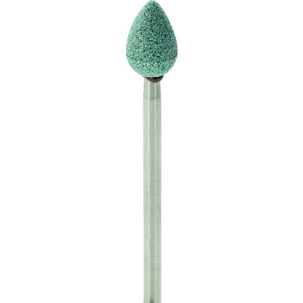 ナカニシ 軸付砥石 10本入 粒度#100 グリーン 砲弾 外径6.5mm ナカニシ 電動 油圧 空圧工具 研削研磨用品 軸付砥石(代引不可)