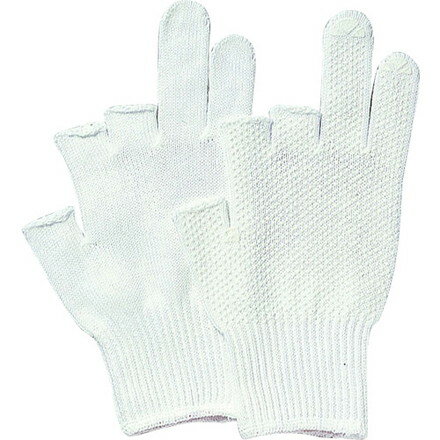 オタフク 476 3本 指出シ 指先 M おたふく手袋 保護具 作業手袋 すべり止め背抜き手袋(代引不可)