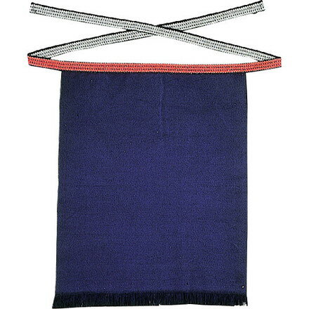 オタフク 6203腰下 帆前掛 紺 広幅 おたふく手袋 保護具 保護服 防護服 エプロン(代引不可)